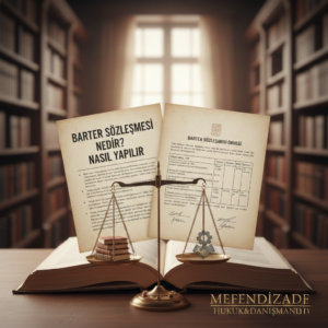 Barter sözleşmesinedir sözleşme örneği