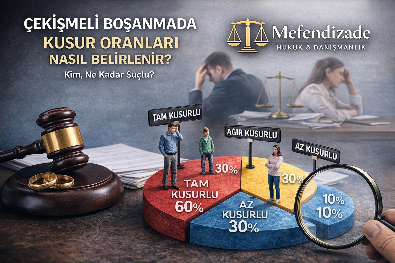 Çekişmeli Boşanmada Kusur Oranları Nasıl Belirlenir?