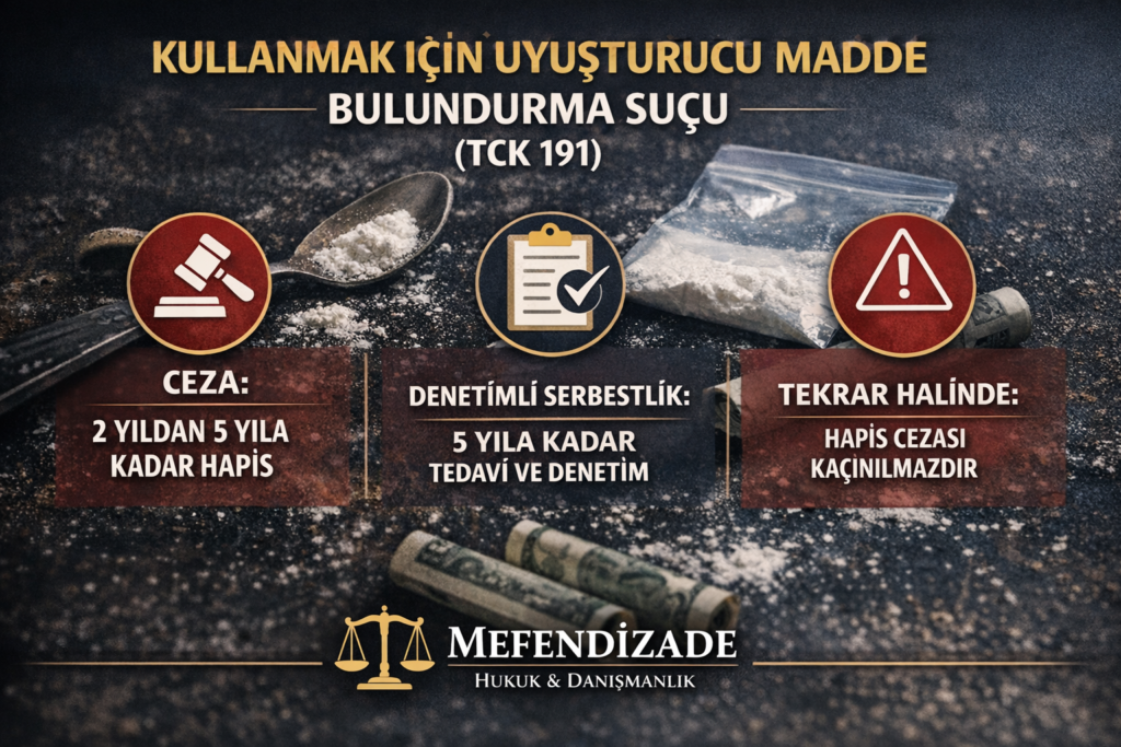 Kullanmak İçin Uyuşturucu Madde Bulundurma Suçu