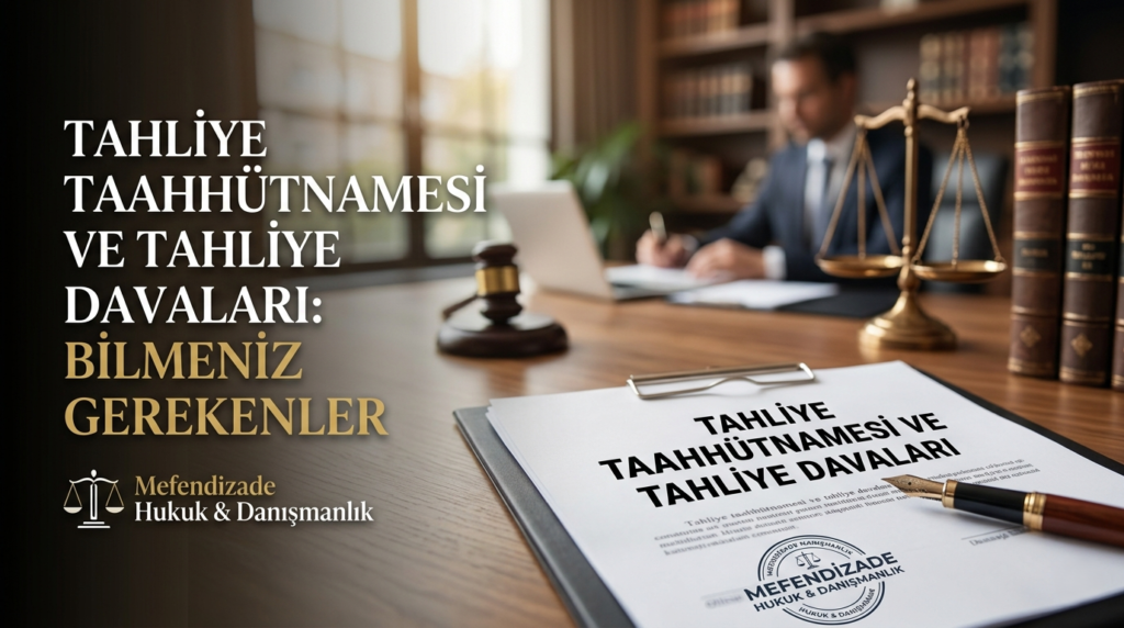 Tahliye taahhütnamesi