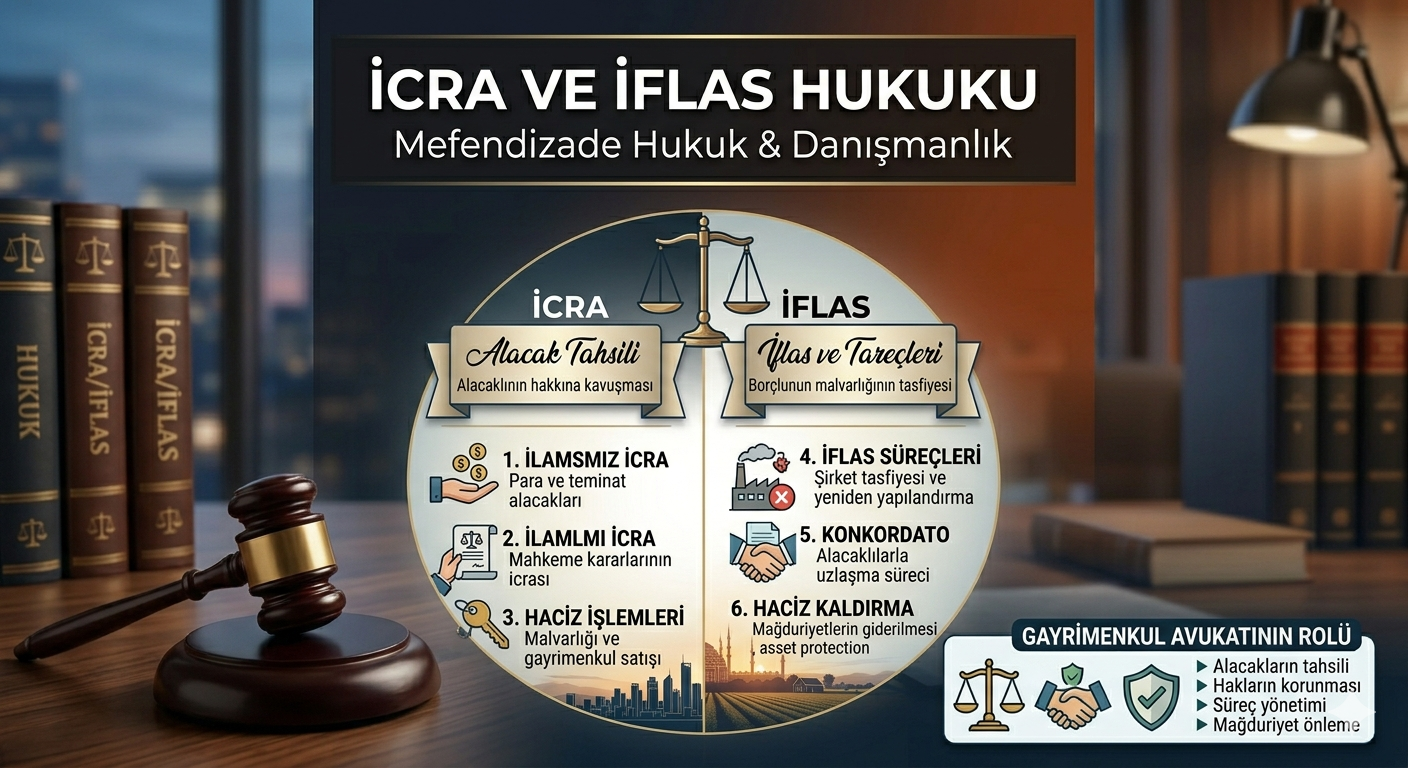 İcra hukuku alanında faaliyet gösteren icra avukatı çalışma alanları hakkında bilgi edinin.