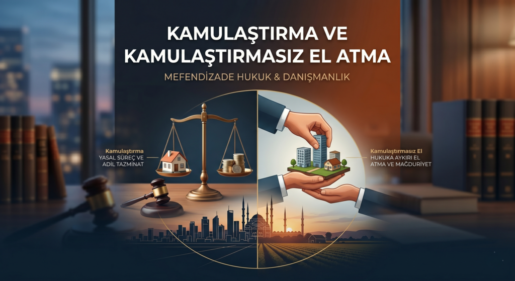 Kamulaştırmasız el atma ve kamulaştırma süreçlerinde haklarınız nelerdir? Kamulaştırma bedeli tespiti ve gayrimenkul avukatı rehberimizi hemen inceleyin.