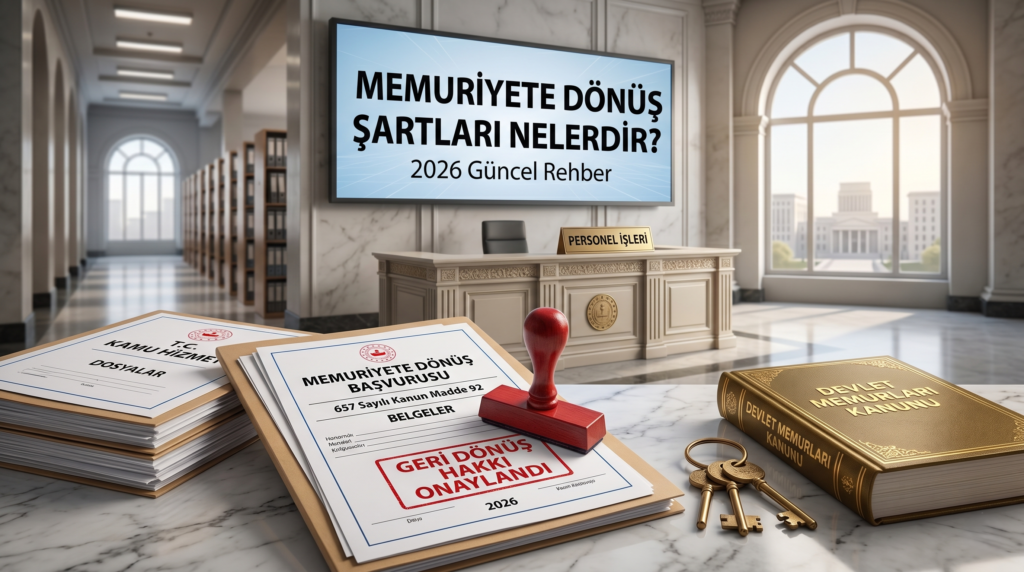 Güncel memuriyete dönüş şartları nelerdir ve memuriyetten çıkarılan tekrar memur olabilir mi? 657 sayılı kanun memuriyete dönüş prosedürleri, devlet memurluğuna geri dönüş davaları ve memuriyetten çıkarılma affı hakkında merak edilen tüm hukuki detaylar bu rehberde.