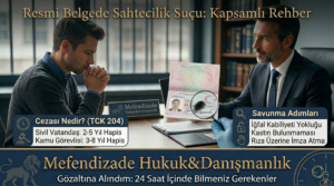 resmi belgede sahtecilik suçu