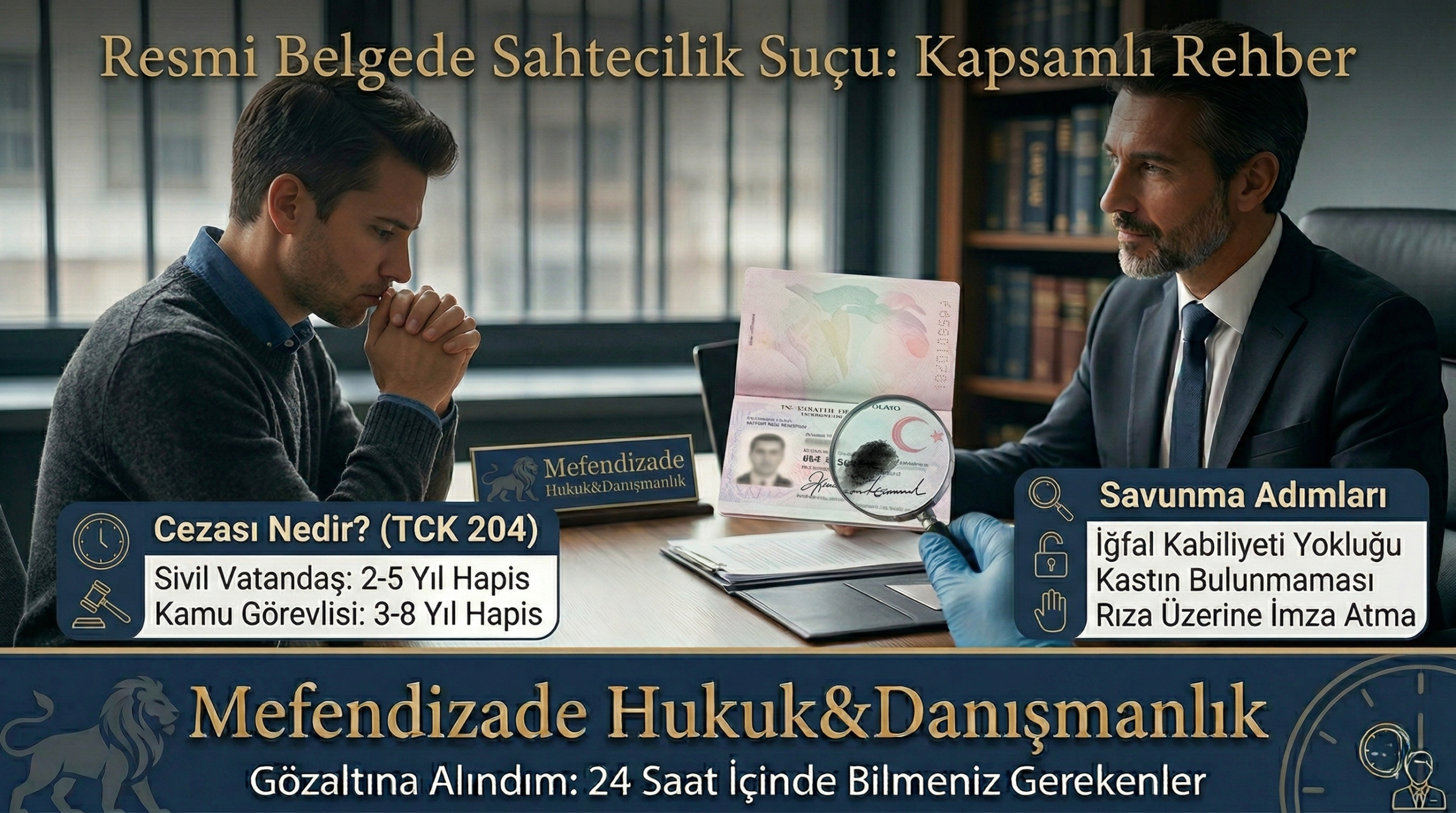 resmi belgede sahtecilik suçu