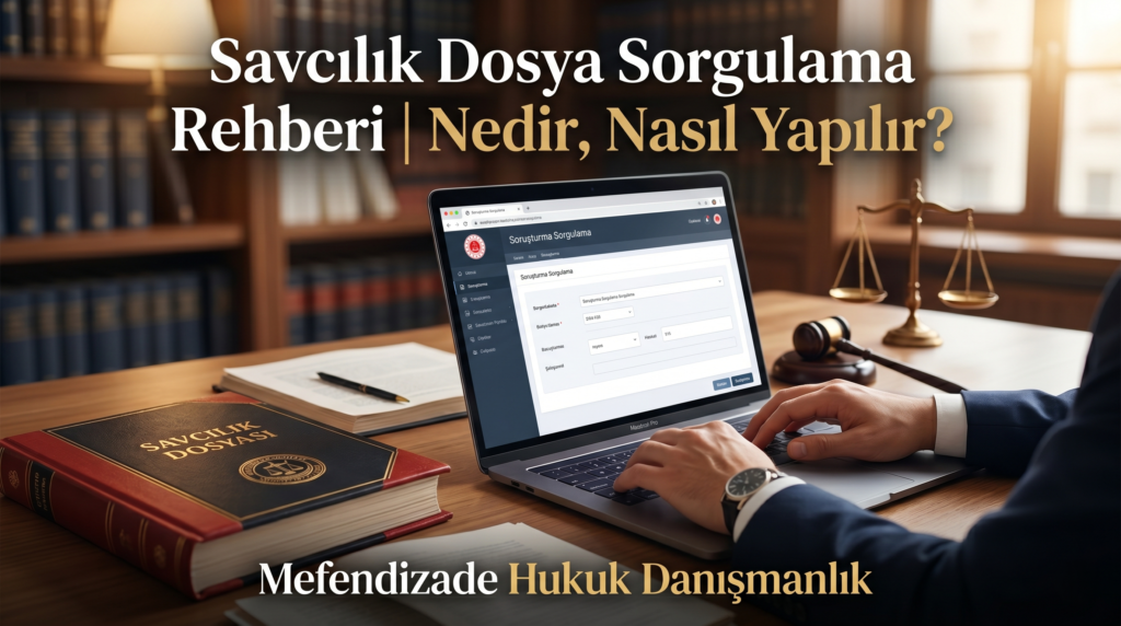 Savcılık dosya sorgulamanın nasıl yapılacağı konusunda bilgi edinin.