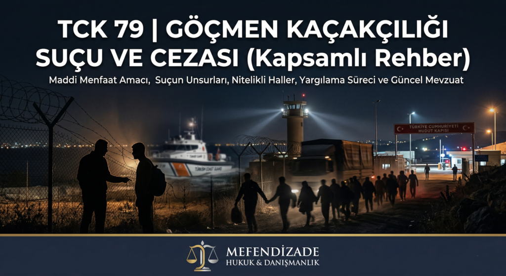göçmen kaçakçılığı suçu