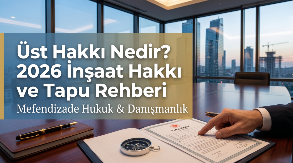 Üst hakkı nedir, nasıl kurulur, kaç yıl geçerlidir? Üst (inşaat) hakkı ile ilgili tüm hukuki detaylar, avantajlar ve 2026 güncel bilgiler bu rehberde.