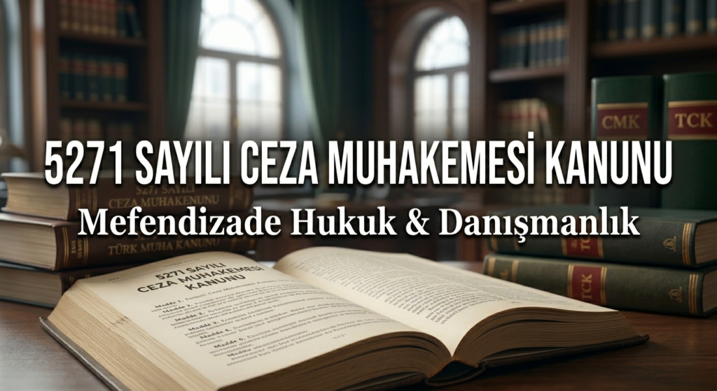 5271 sayılı ceza muhakemesi kanununu okuyun.