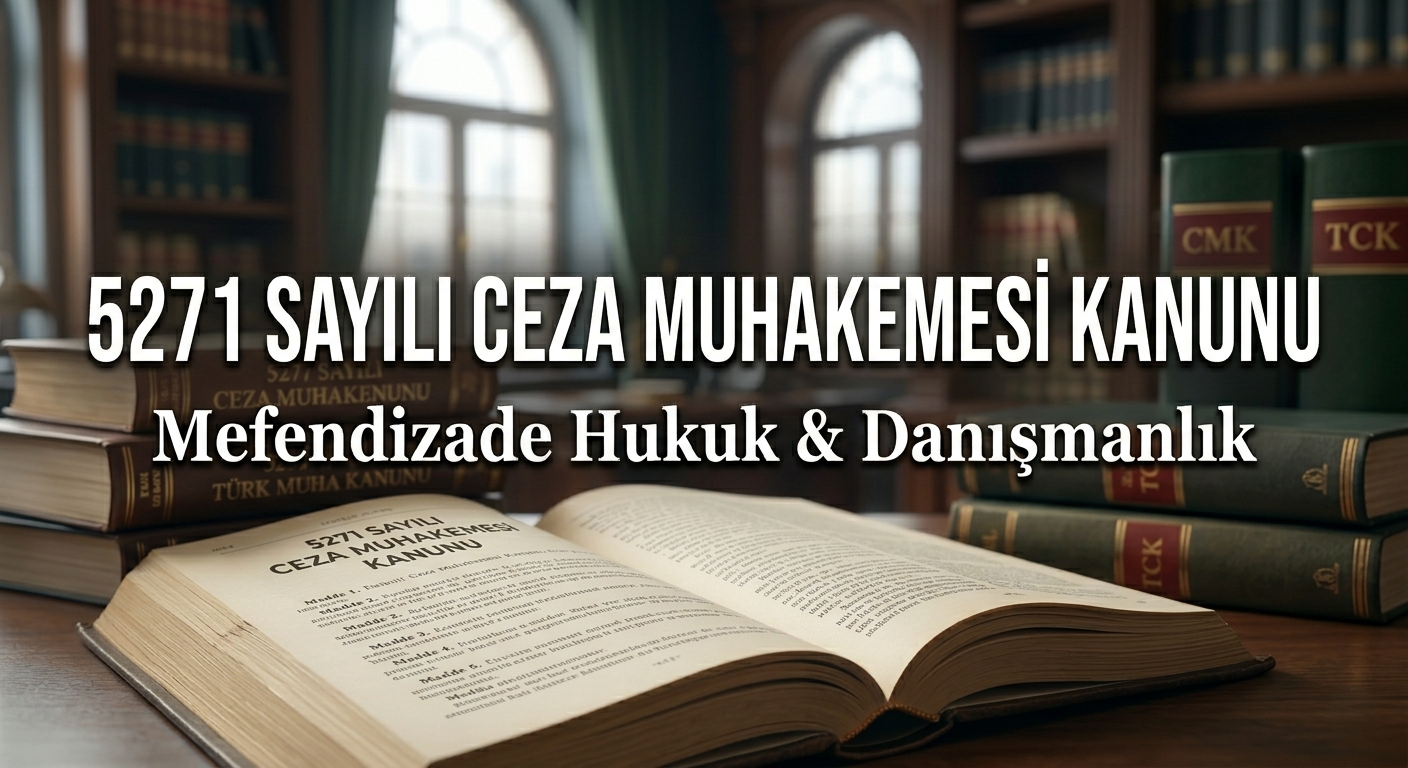 5271 sayılı ceza muhakemesi kanununu okuyun.