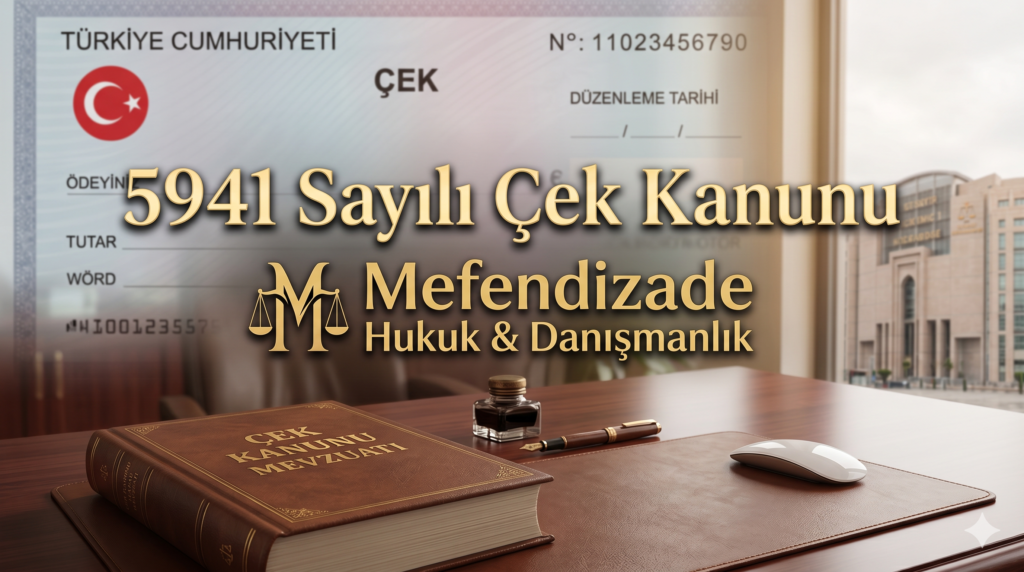 5941 sayılı çek kanunu ile düzenlenen çekin geçerlilik süresi, karşılıksız çek cezası hakkında bilgi sahibi olmak için çek kanununu okuyun.