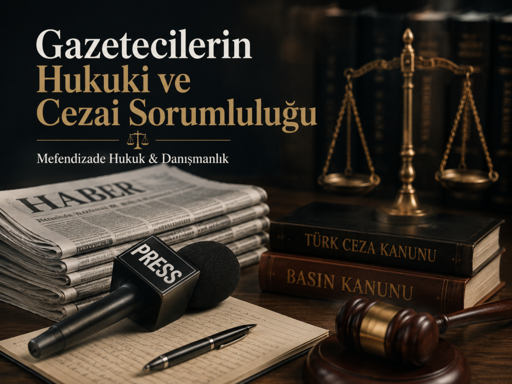 Gazetecilerin hukuki ve cezai sorumluluğu hakkında bilgi edinin, basın özgürlüğünün sınırları nelerdir, tekzip nedir nasıl yapılır, asılsız haber tazminatı nasıl alınır öğrenin.