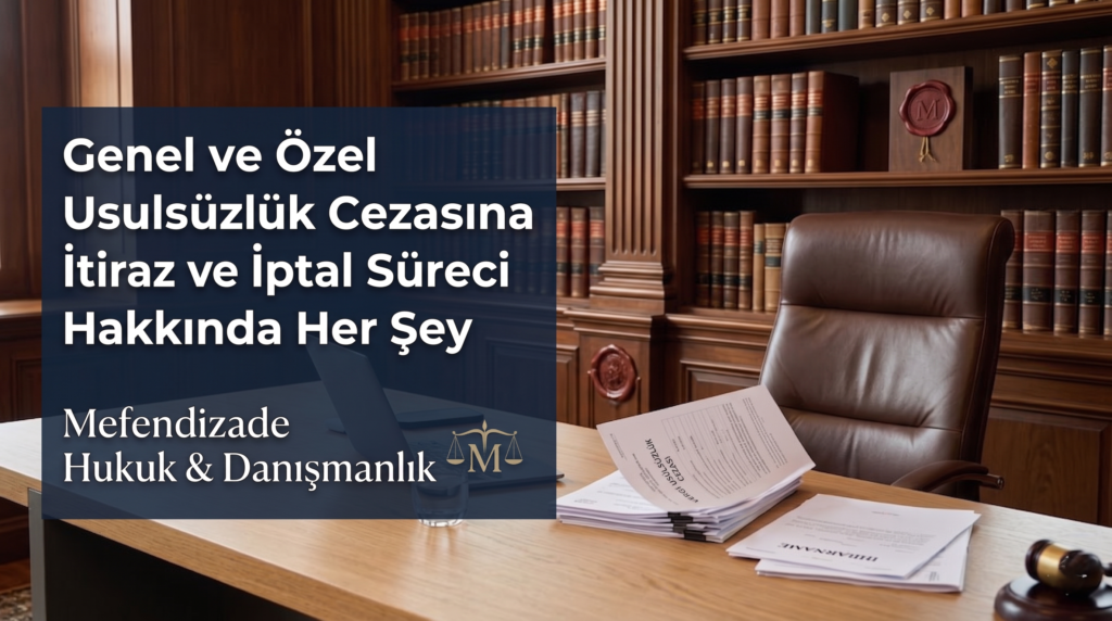 Genel ve özel usulsüzlük cezası nedir itiraz süreci, dava yolu hakkında bilgi edinin.