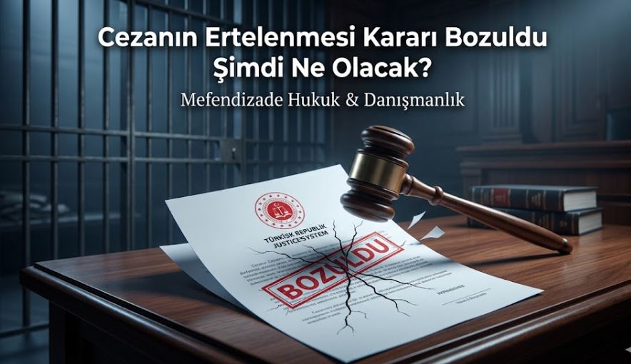 hapis cezasının ertelenmesi kararının bozulmasının ardından hukuki sürecin nasıl işleyeceğine dair bilgi edinin.