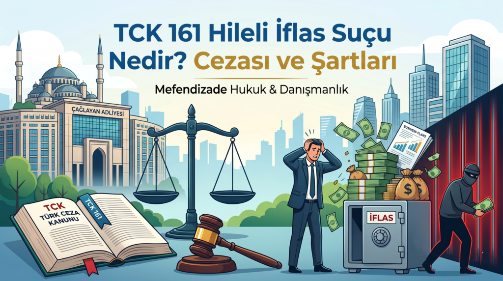 Hileli iflas suçu ve cezası hakkında bilgi edinin.
