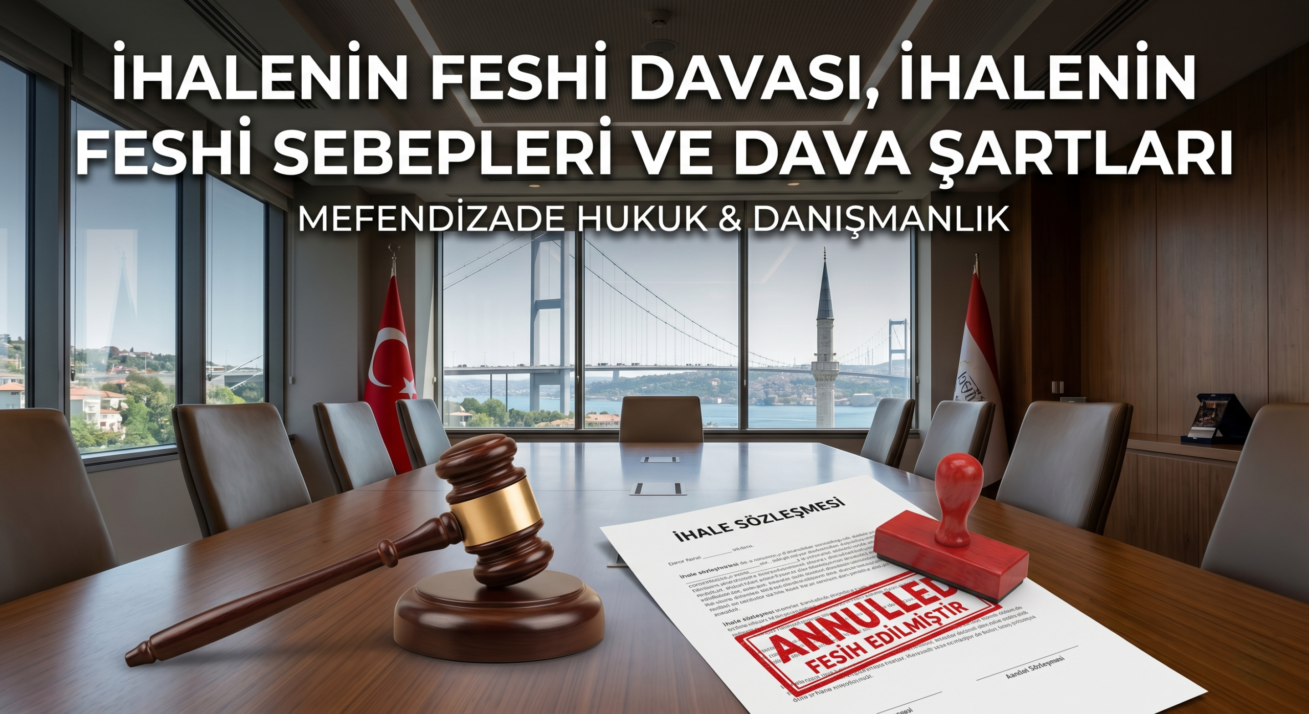 ihalenin feshi davası nedir, ihalenin feshi sebepleri hakkında bilgi sahibi olun.