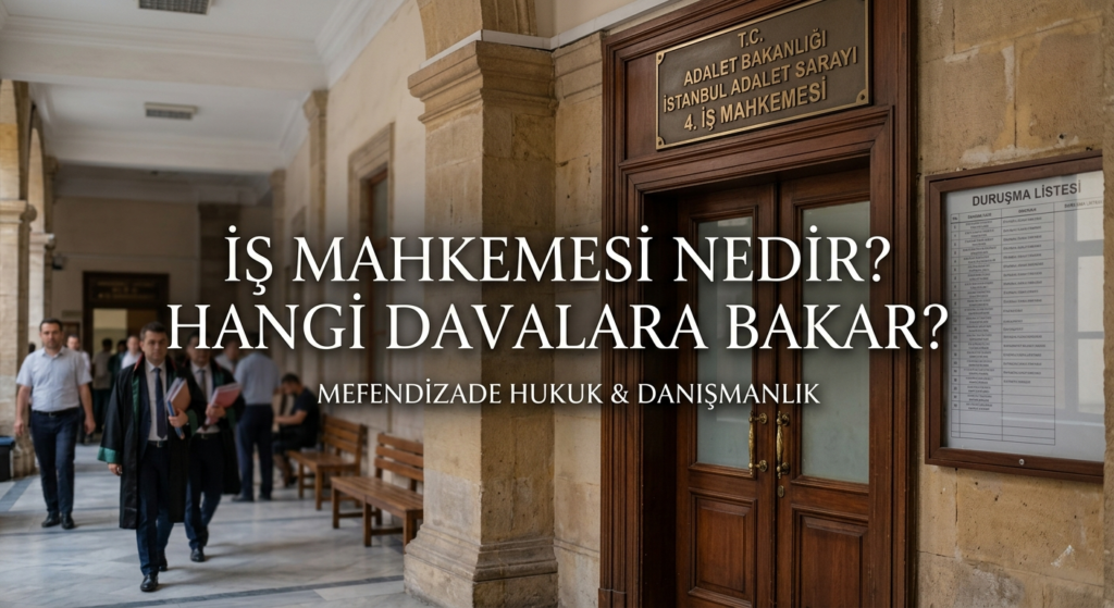 iş mahkemesi nedir, iş mahkemesi hangi davalara bakar hakkında bilgi edinin.