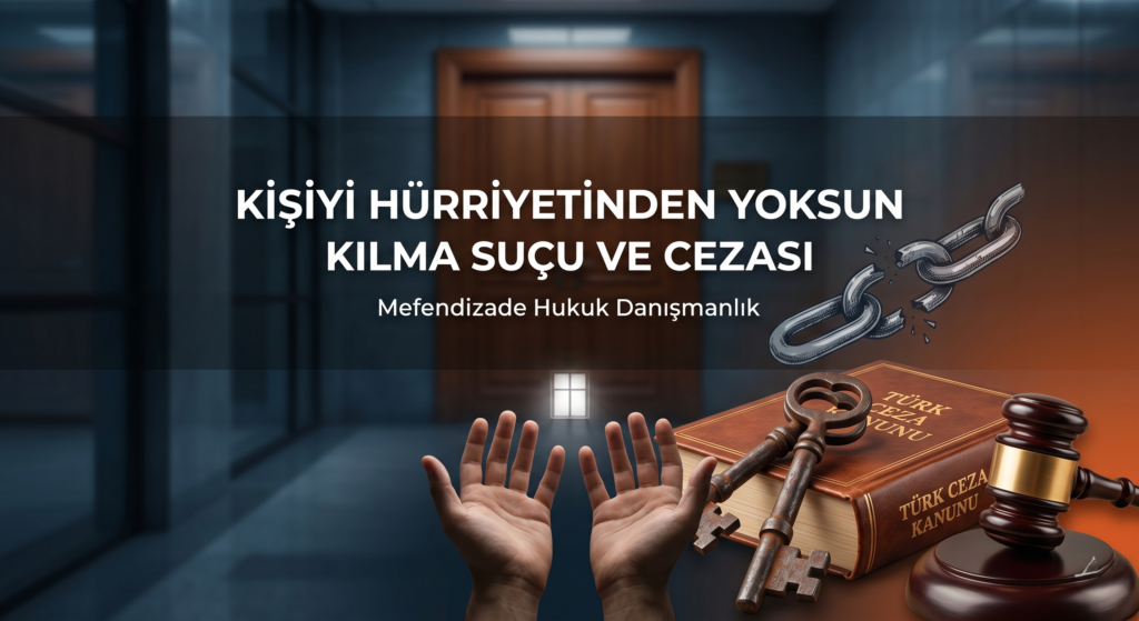 Kişiyi hürriyetinden yoksun kılma suçu ve cezası hakkında bilgi edinin.