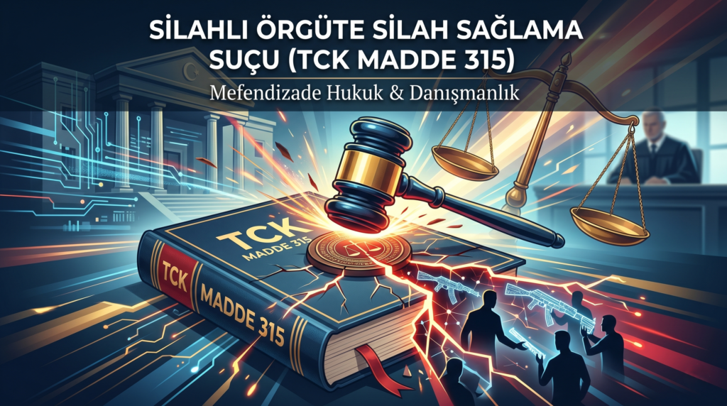 Örgüte silah sağlama suçu ve cezası, suçun unsurları hakkında bilgi edinin.