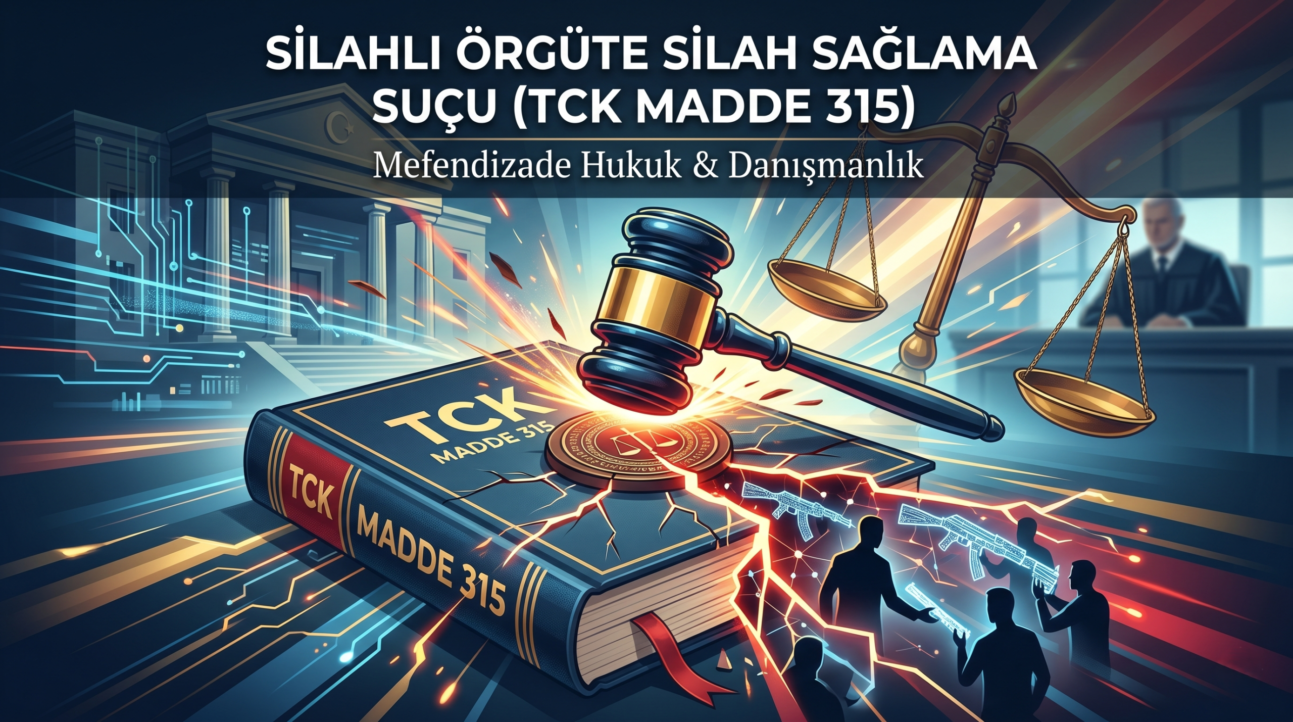 Örgüte silah sağlama suçu ve cezası, suçun unsurları hakkında bilgi edinin.