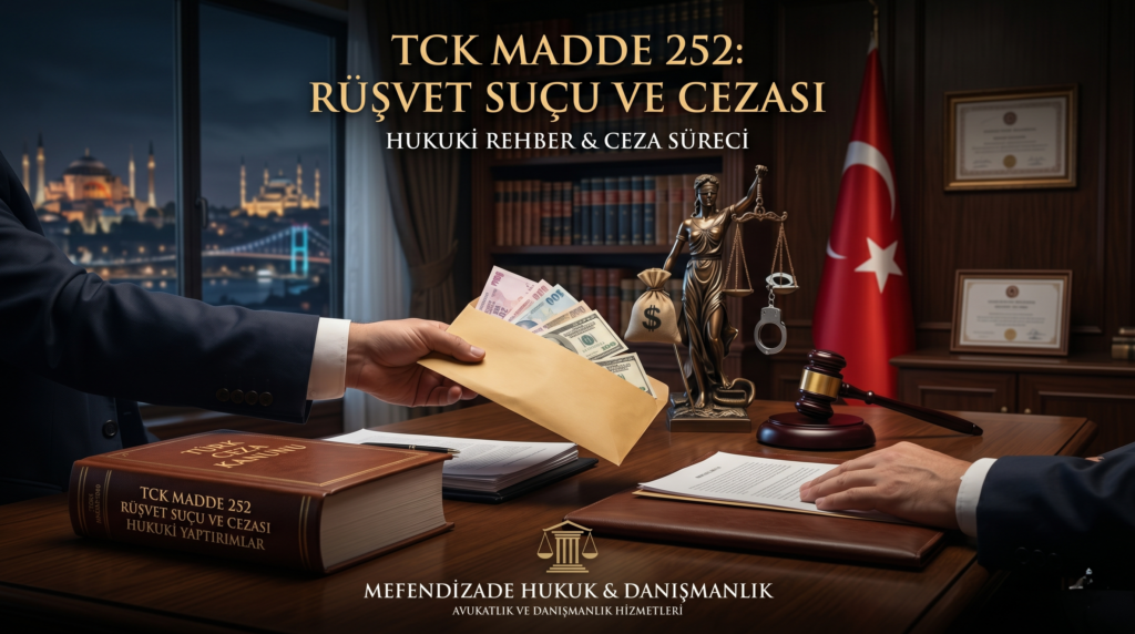 Rüşvet suçu ve cezası nedir? Rüşvet suçu unsurları, rüşvet verme, rüşvet alma cezası hakkında bilgi edinin.