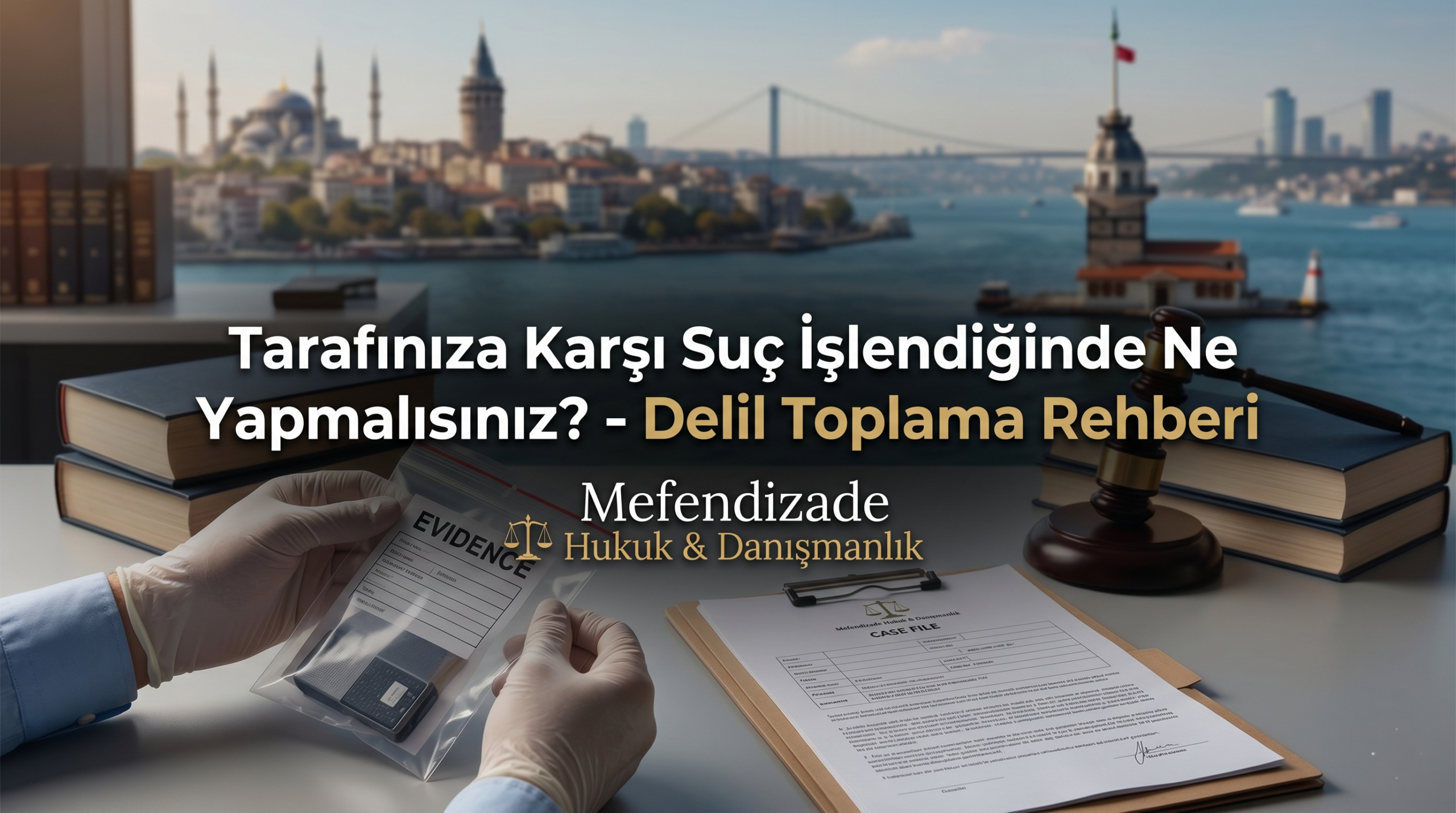 Tarafınıza karşı suç işlendiğinde ne yapmanız, delil toplama yöndemleri hakkında bilgi edinin.