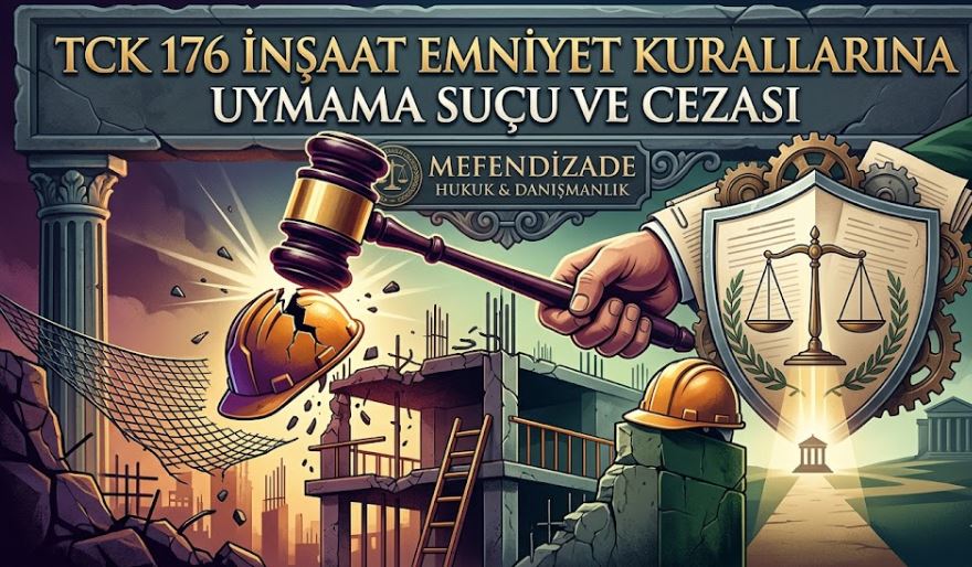tck 176 inşaat emniyet kurallarina uymama suçu ve cezası hakkında bilgi edinin.
