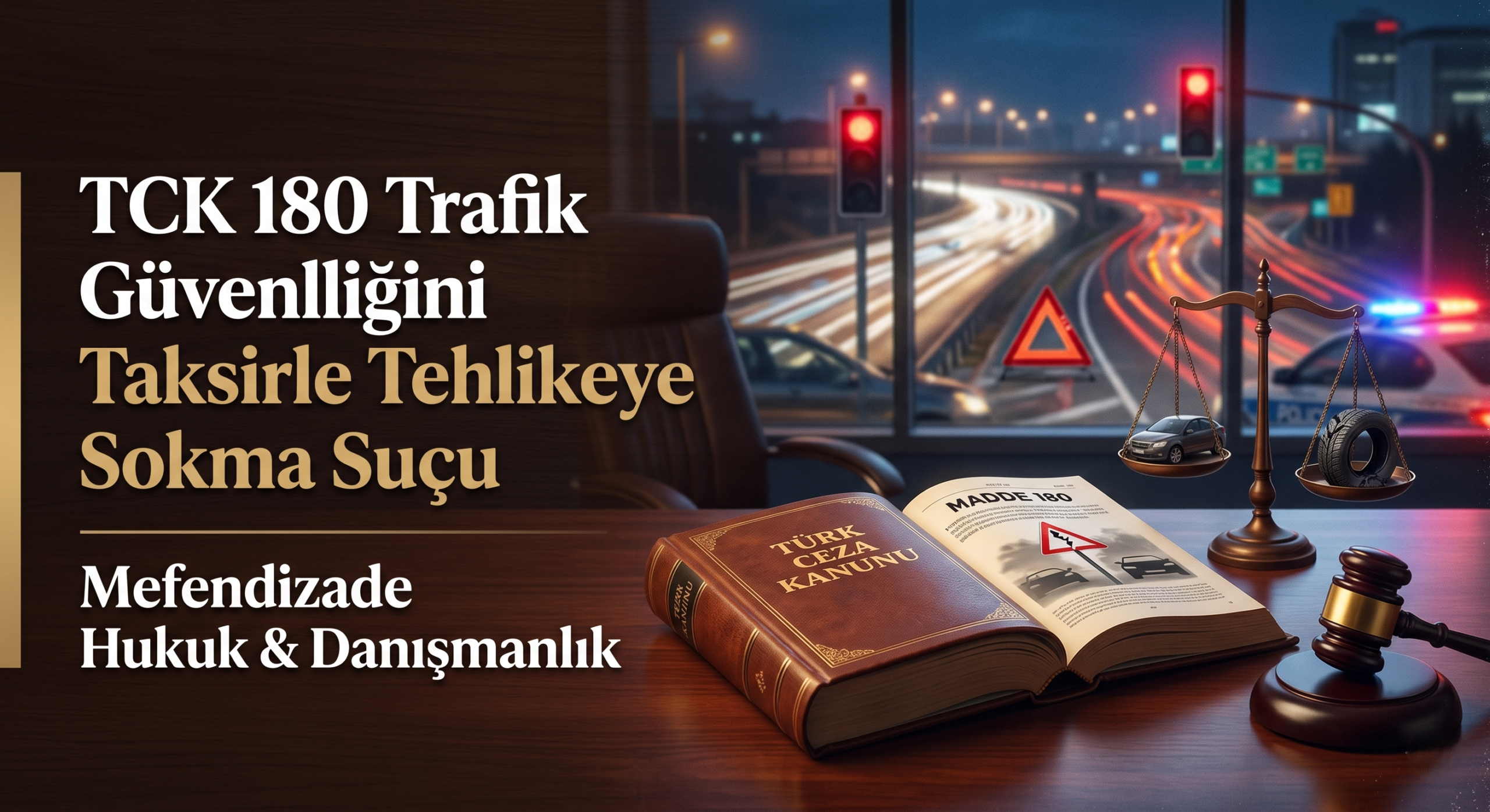 TCK 180 Trafik güvenliğinin taksirle tehlikeye sokulması suçu hakkında bilgi edinin.
