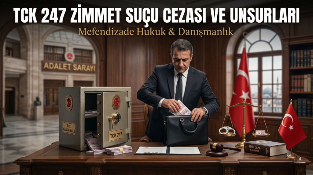 Zimmet suçu cezası ve unsurları hakkında bilgi edinin.